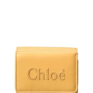 Chloe Yellow Leather Wallet